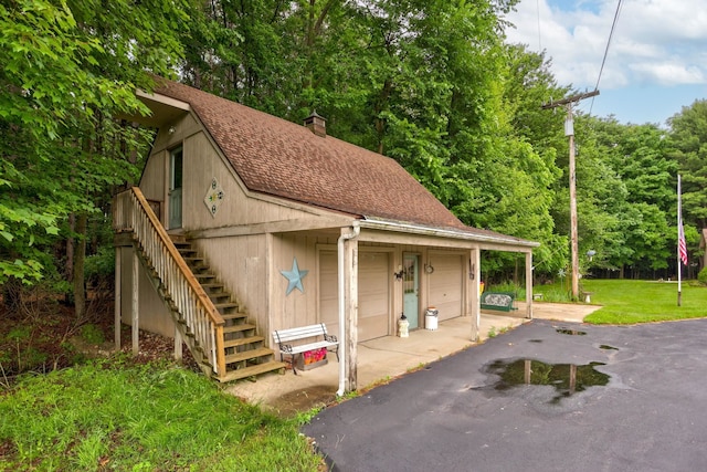 5852 Pinkerton Rd, Vassar, MI 48768 - view of outdoor structure with stairway