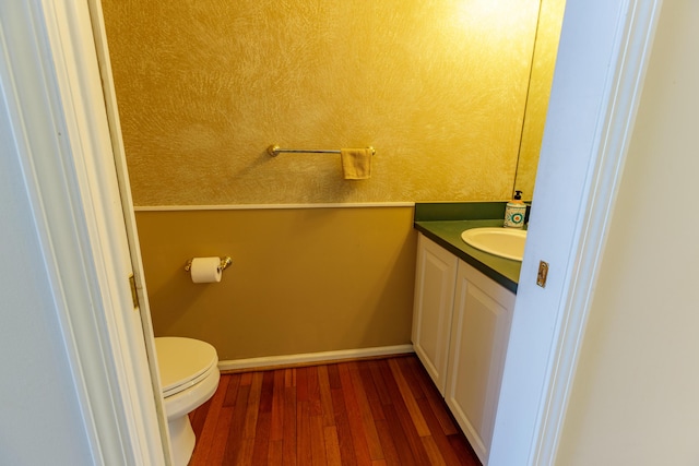 2683 Mystic Dr, Ann Arbor, MI 48103 - bathroom featuring vanity and wood finished floors