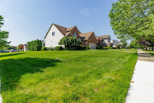 2683 Mystic Dr, Ann Arbor, MI 48103 - view of front facade featuring a front yard