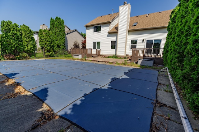 2683 Mystic Dr, Ann Arbor, MI 48103 - view of swimming pool featuring a deck and a patio