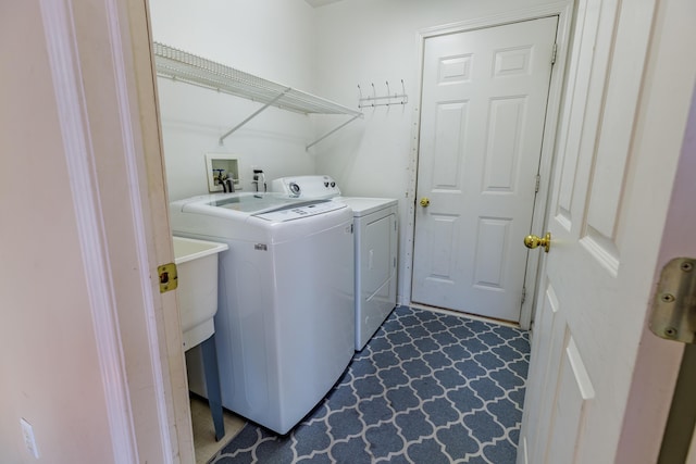 2683 Mystic Dr, Ann Arbor, MI 48103 - laundry area with independent washer and dryer