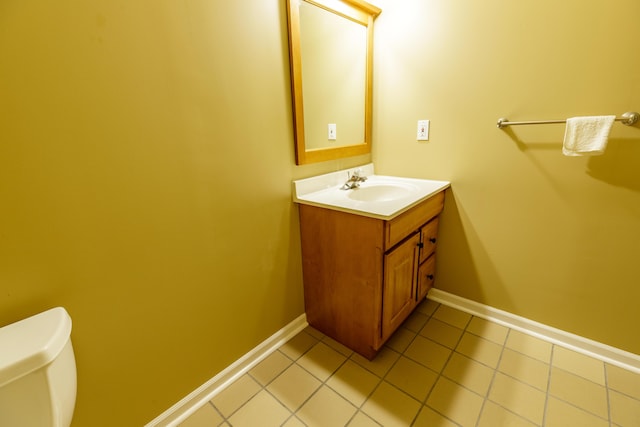 2683 Mystic Dr, Ann Arbor, MI 48103 - bathroom with vanity and tile patterned floors