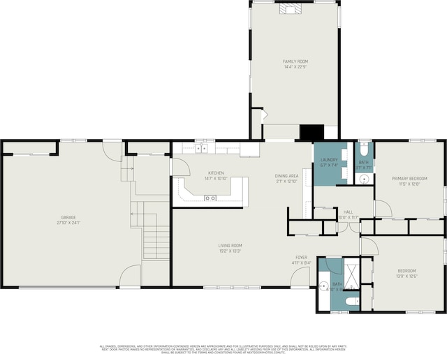 308 N Thomas St, Scottville, MI 49454 - view of room layout