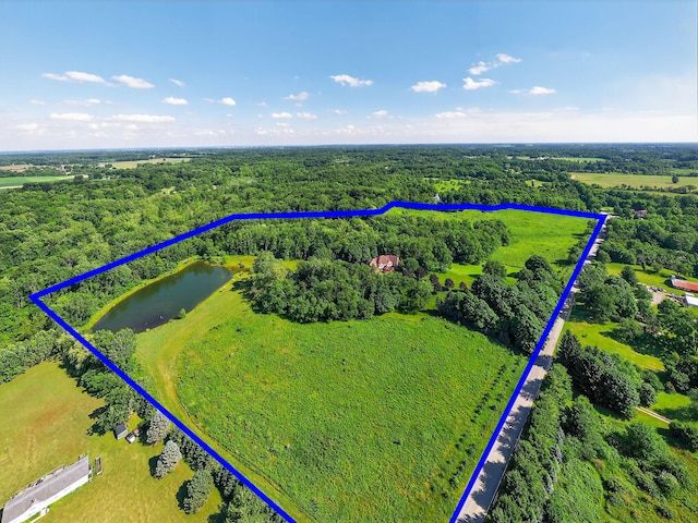 10185 N 650 E, Indiana, IN 46552 - view of property location featuring a large body of water and property boundaries highlighted