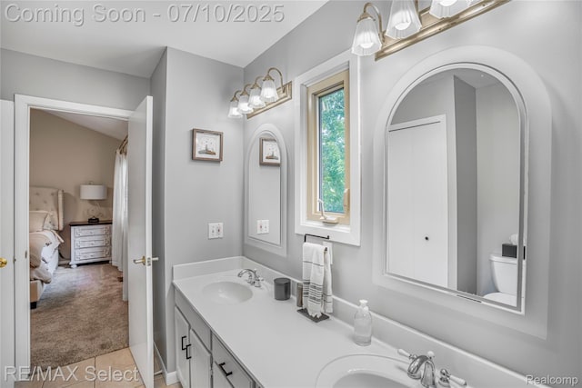 220 E Rolston Rd, Linden, MI 48451 - bathroom with double vanity and ensuite bathroom