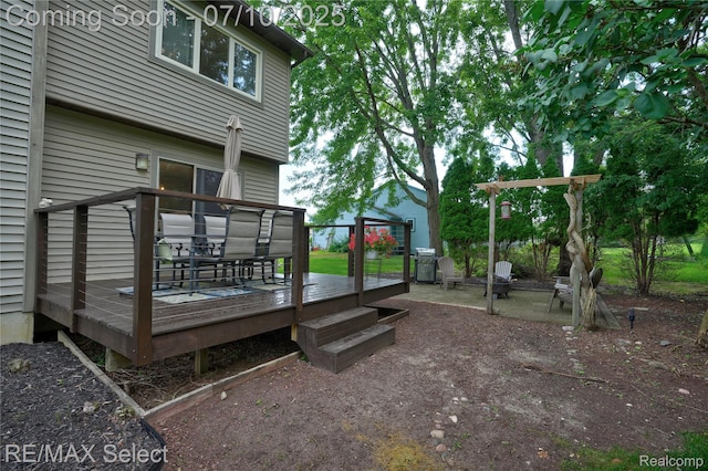 220 E Rolston Rd, Linden, MI 48451 - view of yard with a deck