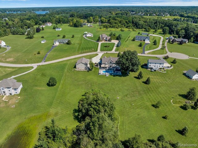 11068 Meadowview Dr, Goodrich, MI 48438 - drone / aerial view