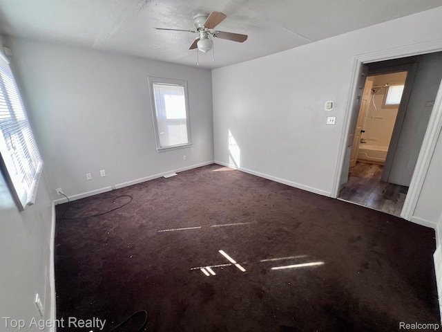 7511 Orchard Ave, Warren, MI 48091 - unfurnished room with ceiling fan and carpet flooring