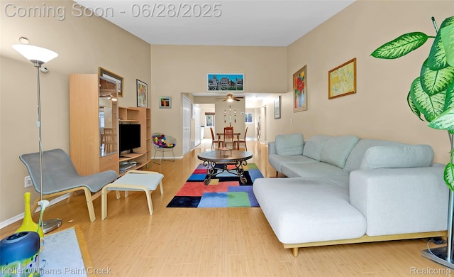 31514 Orchard Crk, Farmington Hills, MI 48334 - living area with wood finished floors