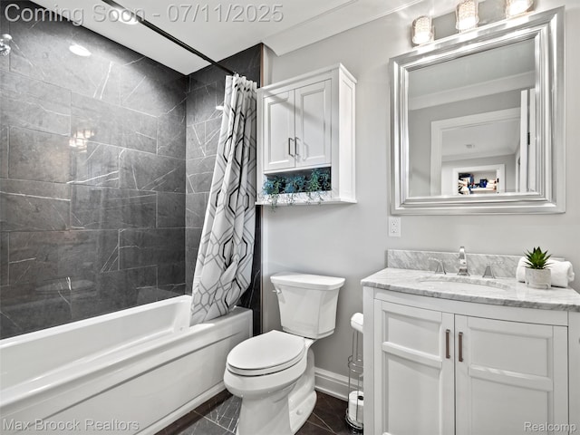 295 S Cranbrook Rd, Birmingham, MI 48009 - bathroom with vanity and shower / tub combo with curtain