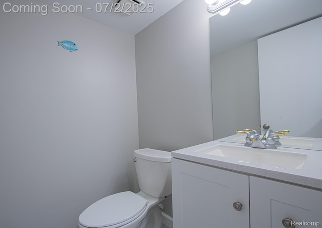 50191 N Angelo Ct, Chesterfield, MI 48047 - half bathroom featuring vanity and toilet