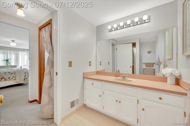 46655 Spruce Dr, Shelby Twp, MI 48315 - ensuite bathroom with vanity and baseboards