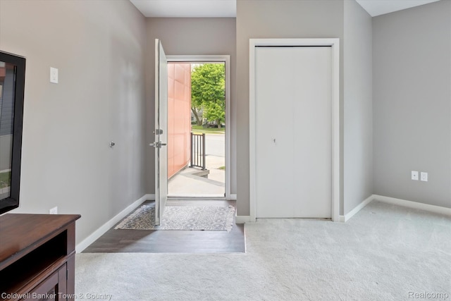 293 N 2nd St Unit 106, Brighton, MI 48116 - foyer with carpet flooring