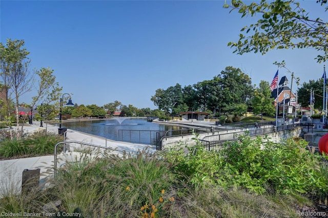 293 N 2nd St Unit 106, Brighton, MI 48116 - view of pool with a water view