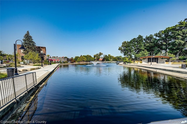 293 N 2nd St Unit 106, Brighton, MI 48116 - dock area with a water view