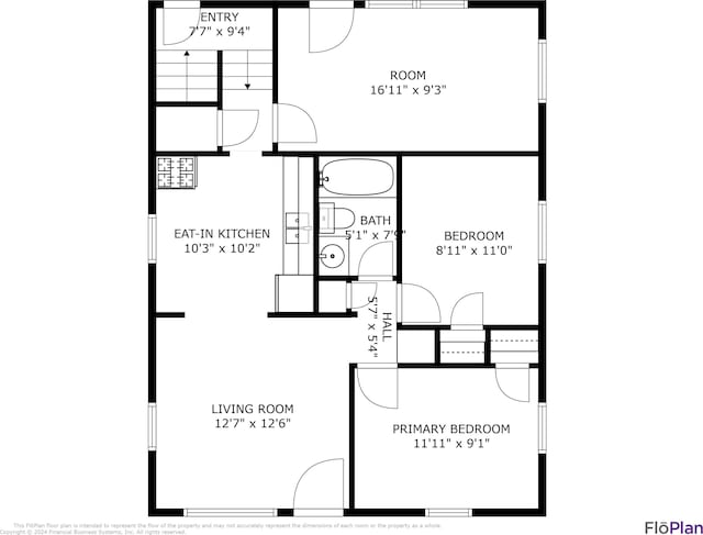 516 Cooper Ave, Kalamazoo, MI 49048 - view of room layout