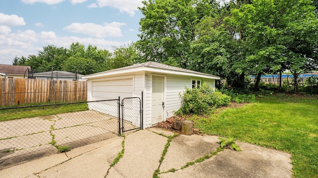 2204 Walter Dr, Ann Arbor, MI 48103 - view of outbuilding with a gate