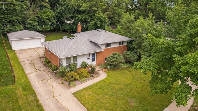2204 Walter Dr, Ann Arbor, MI 48103 - view from above of property