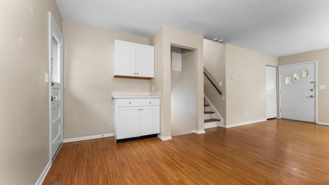2204 Walter Dr, Ann Arbor, MI 48103 - entryway with light wood-type flooring and stairs