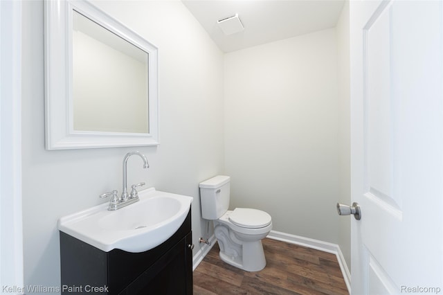 23858 Vassar Ave, Hazel Park, MI 48030 - bathroom with vanity and wood finished floors