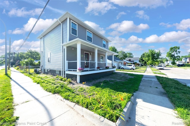 23858 Vassar Ave, Hazel Park, MI 48030 - view of front facade with a porch