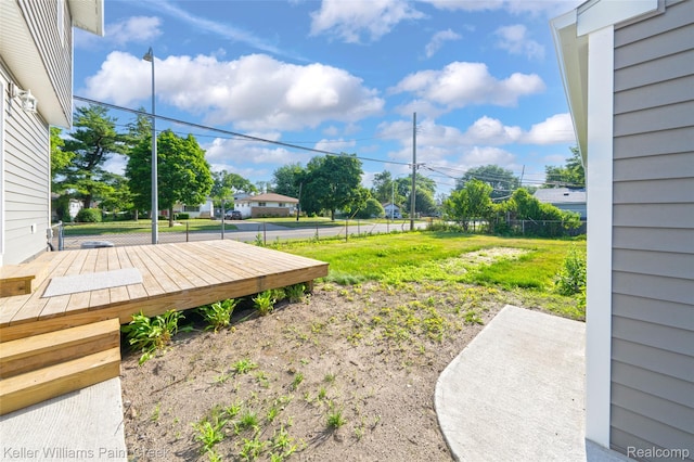 23858 Vassar Ave, Hazel Park, MI 48030 - view of yard with a deck