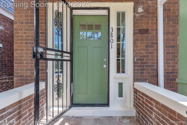 3801 Vicksburg St, Detroit, MI 48206 - view of exterior entry with brick siding