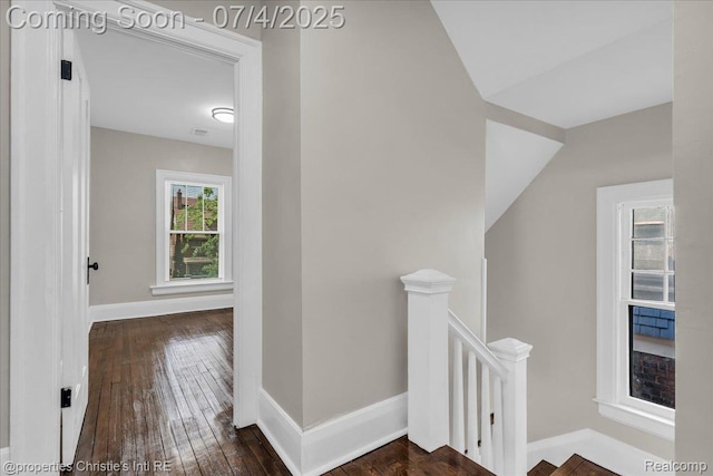3801 Vicksburg St, Detroit, MI 48206 - hall featuring an upstairs landing and wood-type flooring