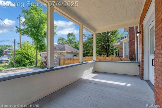 3801 Vicksburg St, Detroit, MI 48206 - unfurnished sunroom with healthy amount of natural light