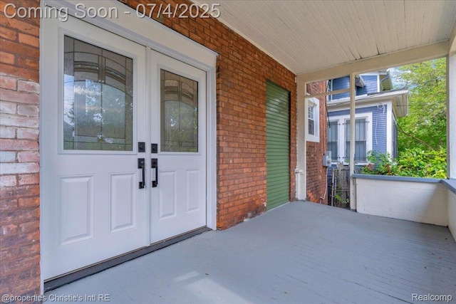 3801 Vicksburg St, Detroit, MI 48206 - property entrance featuring brick siding and covered porch