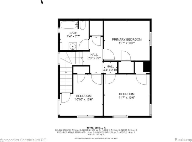 3801 Vicksburg St, Detroit, MI 48206 - view of home floor plan