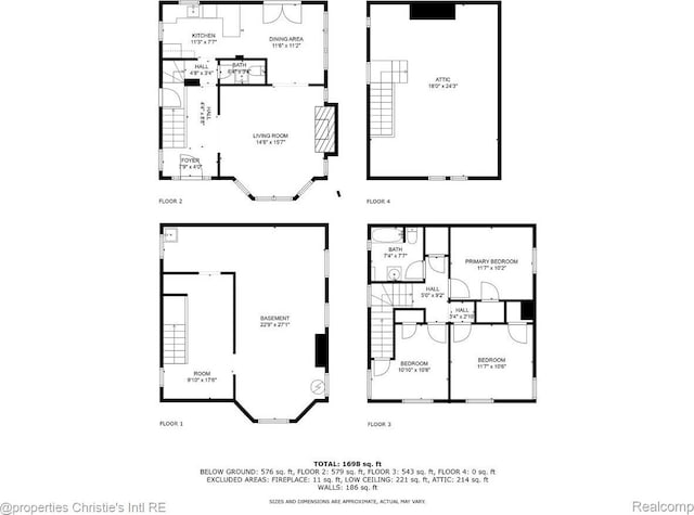 3801 Vicksburg St, Detroit, MI 48206 - view of home floor plan