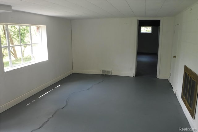 25135 Coral Gables St, Southfield, MI 48033 - empty room with concrete flooring