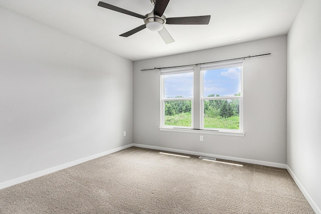 4047 Enclave Way Unit 1, Kalamazoo, MI 49006 - carpeted spare room with baseboards and ceiling fan