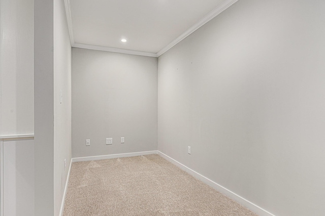 4047 Enclave Way Unit 1, Kalamazoo, MI 49006 - carpeted empty room featuring ornamental molding and recessed lighting
