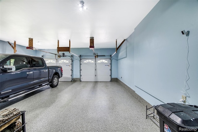 24559 S Klingville Rd, Chassell, MI 49916 - garage with baseboards