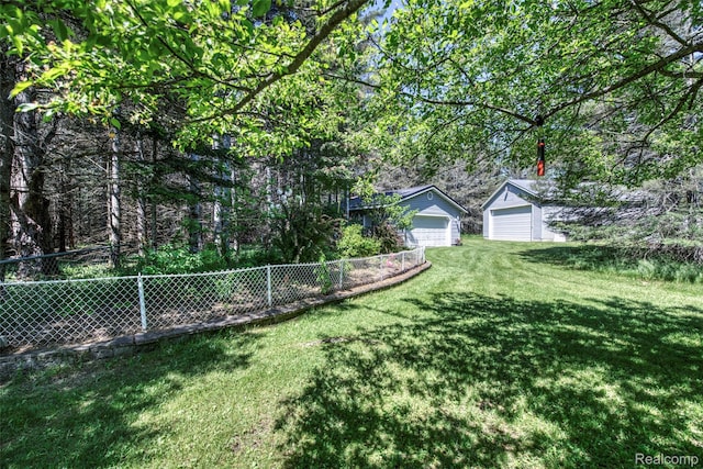 24559 S Klingville Rd, Chassell, MI 49916 - view of yard with an outbuilding
