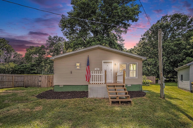 713 Maple Rd, Ionia, MI 48846 - view of front of property featuring crawl space