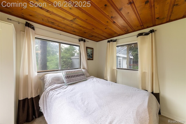 31718 W Chicago St, Canton, MI 48150 - bedroom with wooden ceiling and multiple windows