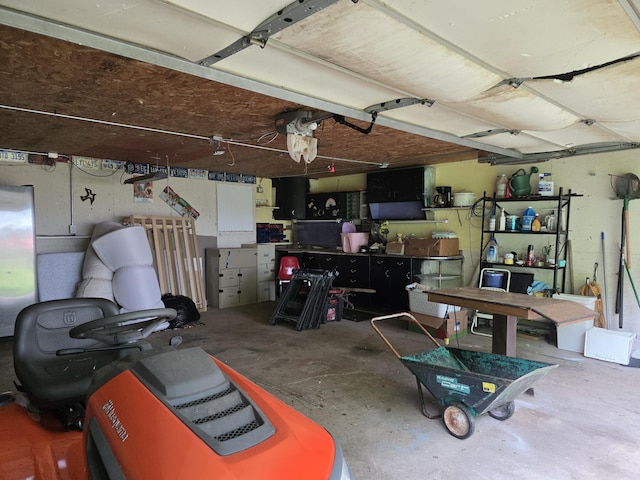 1236 Klink Rd, Tekonsha, MI 49092 - view of garage