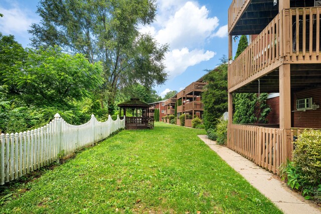 2002 N US Highway 31 Unit 8, Niles, MI 49120 - view of yard featuring a gazebo and a deck