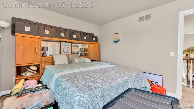19492 Springbrook Dr, Macomb, MI 48044 - bedroom featuring carpet and baseboards