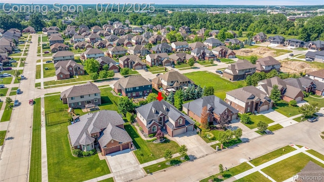 19492 Springbrook Dr, Macomb, MI 48044 - aerial view of residential area