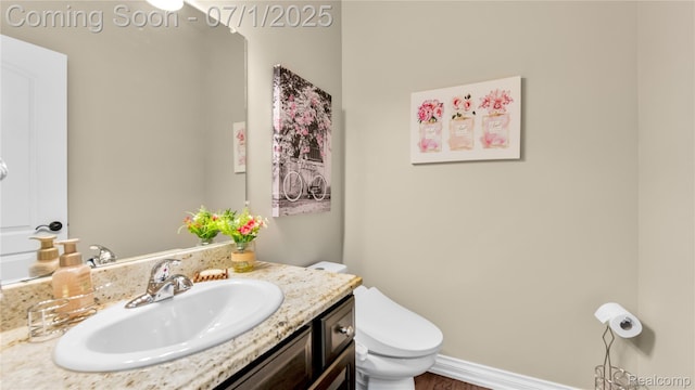 19492 Springbrook Dr, Macomb, MI 48044 - half bathroom with toilet and vanity
