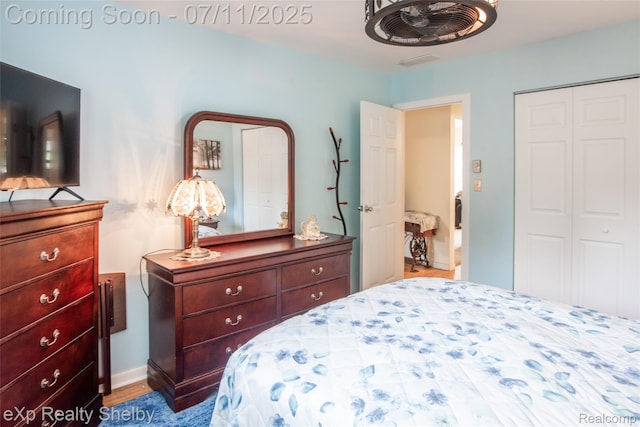 9595 Pearl Beach Blvd, Clay, MI 48001 - bedroom featuring a closet