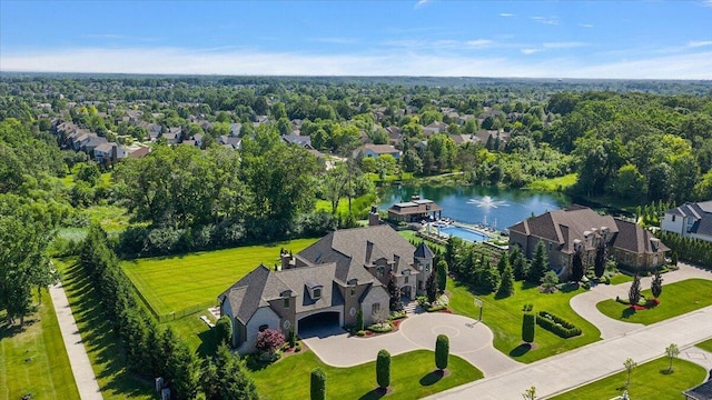 1988 Christenbury Ct, Rochester, MI 48306 - bird's eye view of a nearby body of water