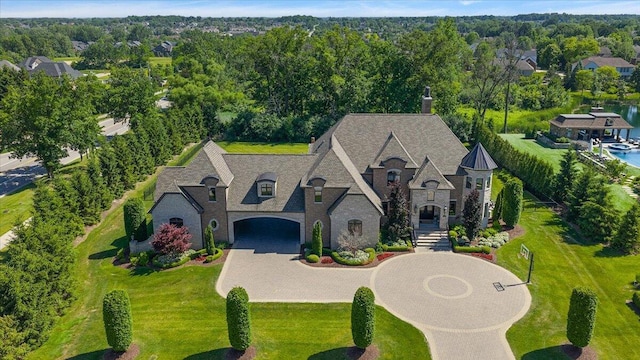 1988 Christenbury Ct, Rochester, MI 48306 - aerial view of property and surrounding area