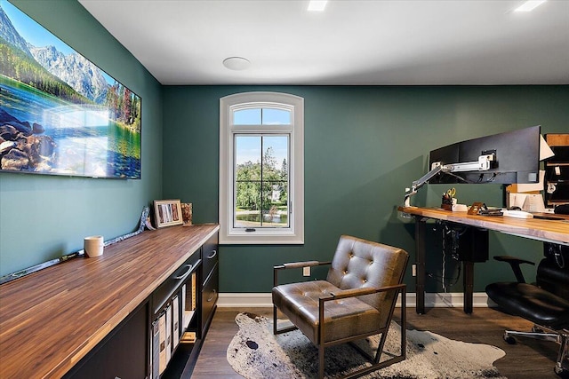 1988 Christenbury Ct, Rochester, MI 48306 - office space with dark wood-style floors