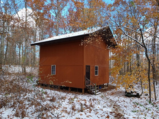 23266 Hayes Rd, Big Rapids, MI 49307 - view of snow covered structure