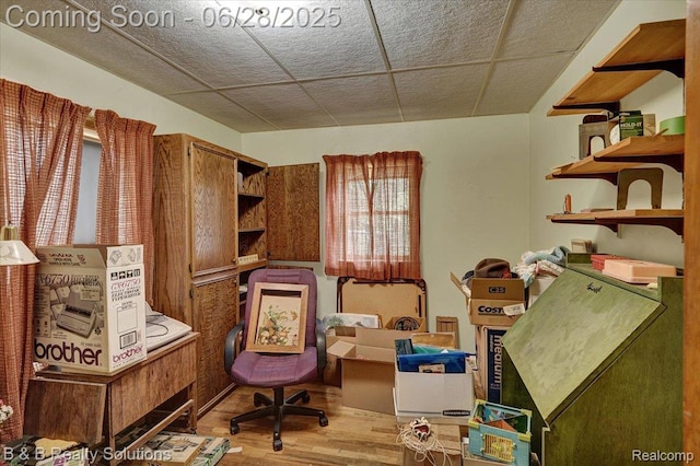 3423 Nichols Rd, Auburn Hills, MI 48326 - home office featuring wood finished floors